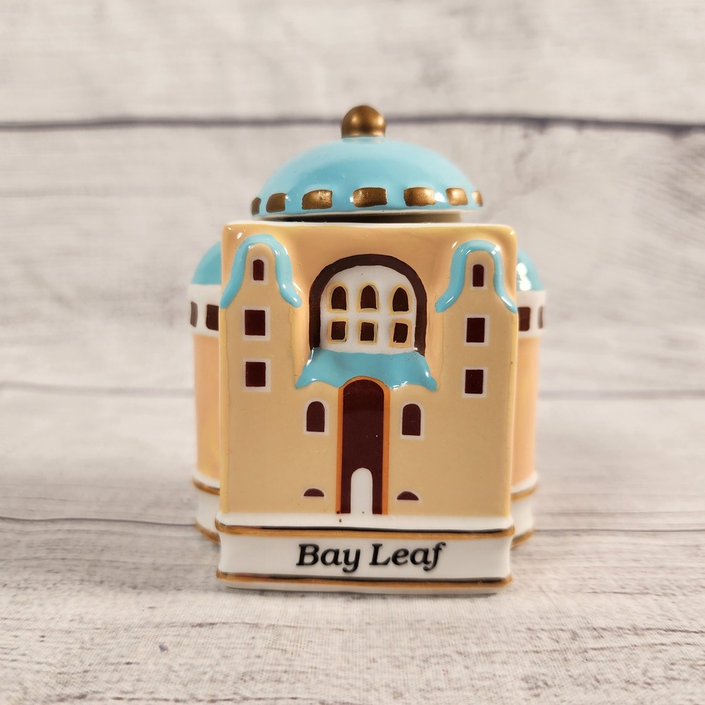 Danbury Mint Spices of the World Bay Leaf Turkey St Sophia Jar 1990